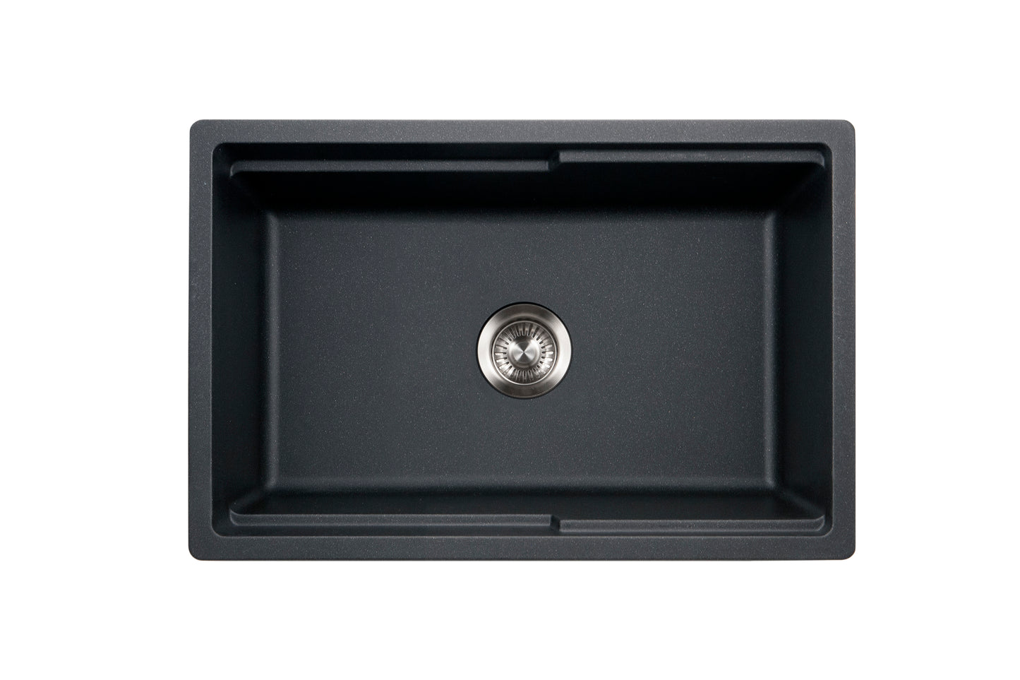 Houzer Quartztone 30 inch Apron Front Farmhouse Granite Workstation Kitchen Sink with Accessories- W-130