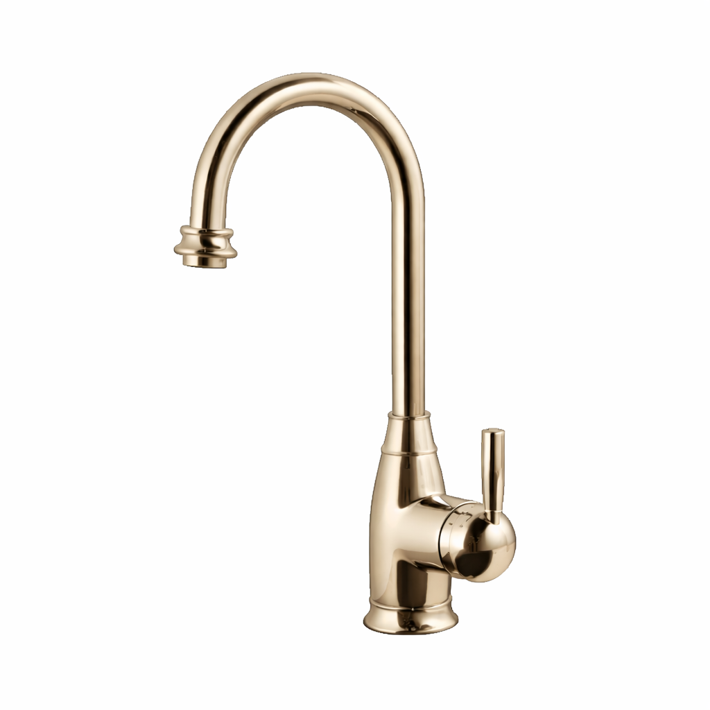 Houzer - Exeter Bar Faucet Traditional Brass 13 Inch Single Handle