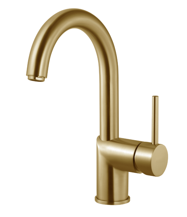 Houzer Bar Faucet – Contemporary Brass Gal Bar Faucet with High Rotating Spout Single Handle