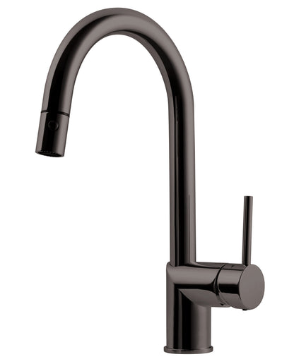 Houzer Kitchen Faucet – Gal Dual Function Contemporary Pull Down Kitchen Faucet in Multiple Colors