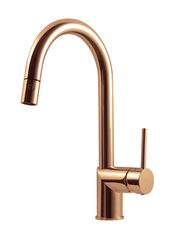 Houzer Kitchen Faucet – Gal Dual Function Contemporary Pull Down Kitchen Faucet in Multiple Colors