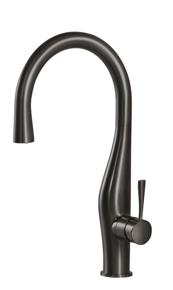 Houzer Kitchen Faucet –Imagine Dual Function Hidden Pull Down Kitchen Faucet in multiple colors