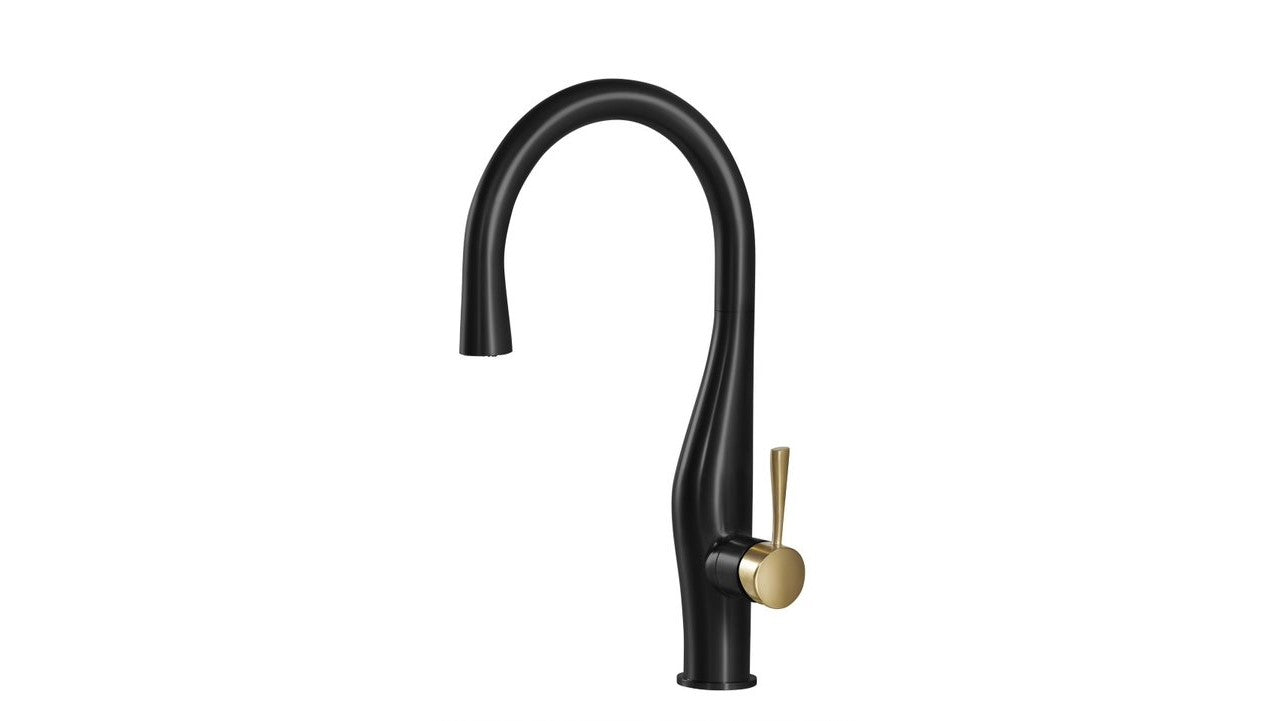 Houzer Kitchen Faucet –Imagine Dual Function Hidden Pull Down Kitchen Faucet in multiple colors