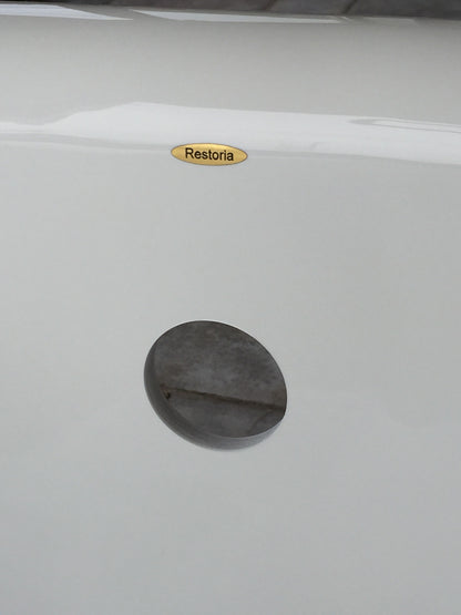 Restoria 66" Majesty Double Ended Pedestal Bathtub – White Acrylic Freestanding Soaking Tub
