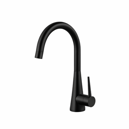 Houzer Bar Faucet – Serenity Contemporary Brass Single Handle Bar Faucet in Pewter, Polished Chrome, Oil Rubbed Bronze, Matte Black, Graphite, Brushed Nickel, Brushed Brass