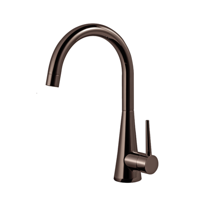 Houzer Bar Faucet – Serenity Contemporary Brass Single Handle Bar Faucet in Pewter, Polished Chrome, Oil Rubbed Bronze, Matte Black, Graphite, Brushed Nickel, Brushed Brass