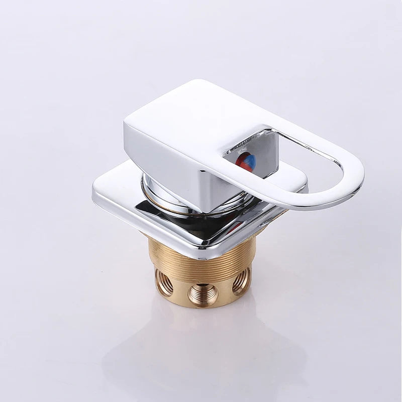 Elegant Bath Co. Widespread Tub Faucet Set with Handheld Shower – Deck/Wall Mounted, 4 Holes, Hot & Cold Mixer